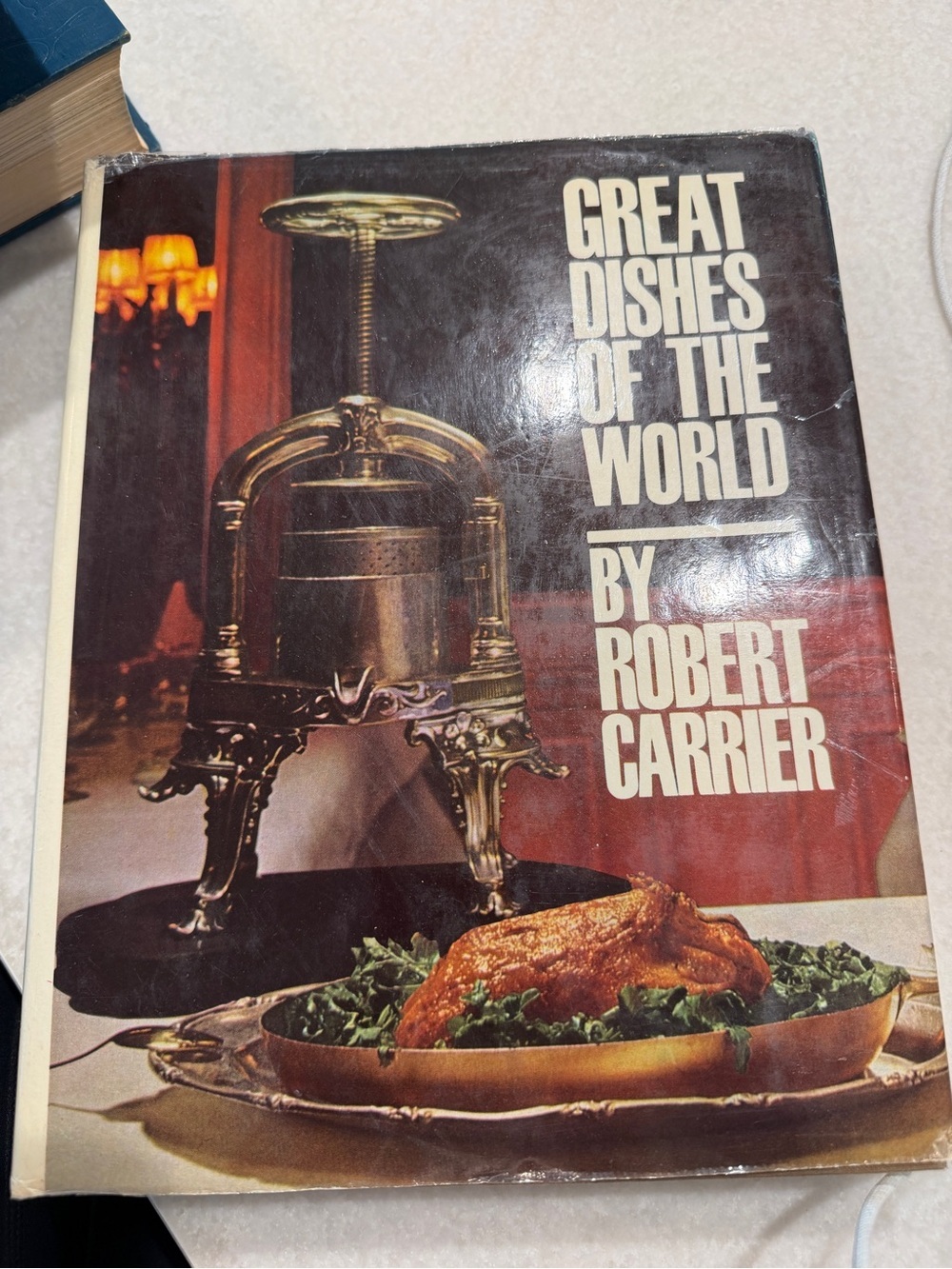 Vintage Cookbook - Brown, Red, Gold Cover